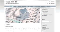 Desktop Screenshot of connietrittcpa.com