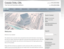 Tablet Screenshot of connietrittcpa.com